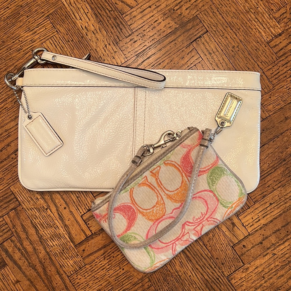Coach wristlets lot of 2